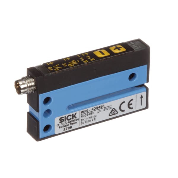 WF2-40B416S01, Sick, Sensor de horquilla PNP, NPN, Light/Dark, Plug M8, 4 pin, profundidad de la horquilla 40 mm, M5