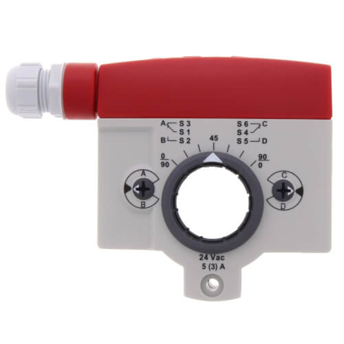 SW2, SW2-US, Honeywell, Optional Switch Kit, SPDT, 24VDC, Paquete de interruptores auxiliares, retorno por resorte de alto torque (MSxx10 y xx20) y sin retorno por resorte (MNXX20 y XX34)