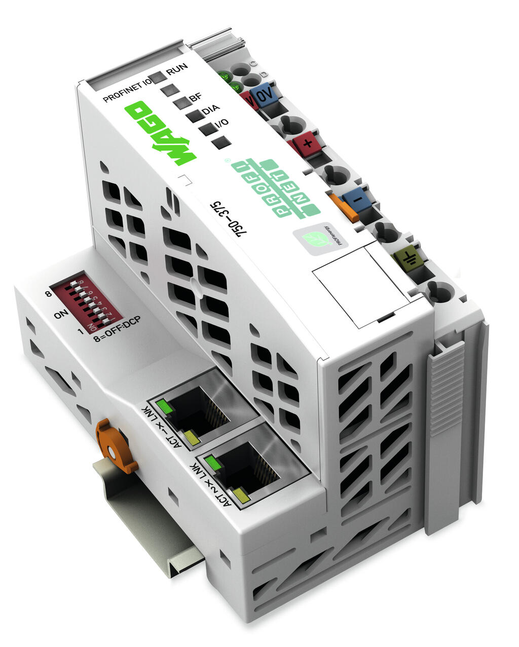 750-375, WAGO, Fieldbus Coupler PROFINET IO; 3rd Generation; Advanced