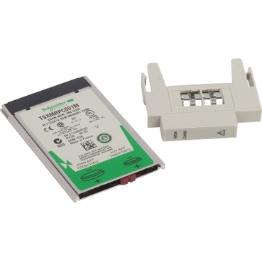 TSXMRPC001M, Schneider Electric, Extensión de memoria de aplicación SRAM configurable, Modicon Premium, para procesador, aplicación de 192 a 1024 kB
