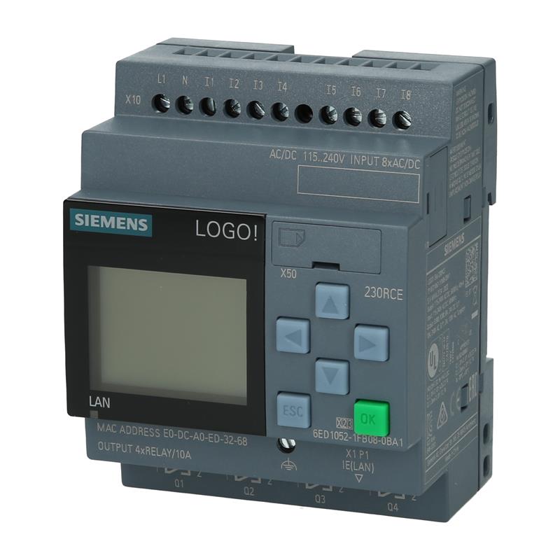 6ED1052-1FB08-0BA1, Siemens, LOGO! 230RCE,logic module
