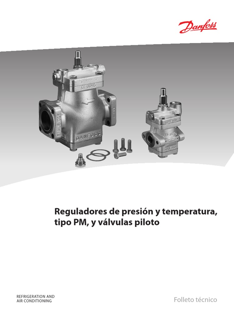 PM 3-32, DANFOSS, valvula principal, tipo PM, y válvulas piloto, flange, 1-1/4" [32 mm]