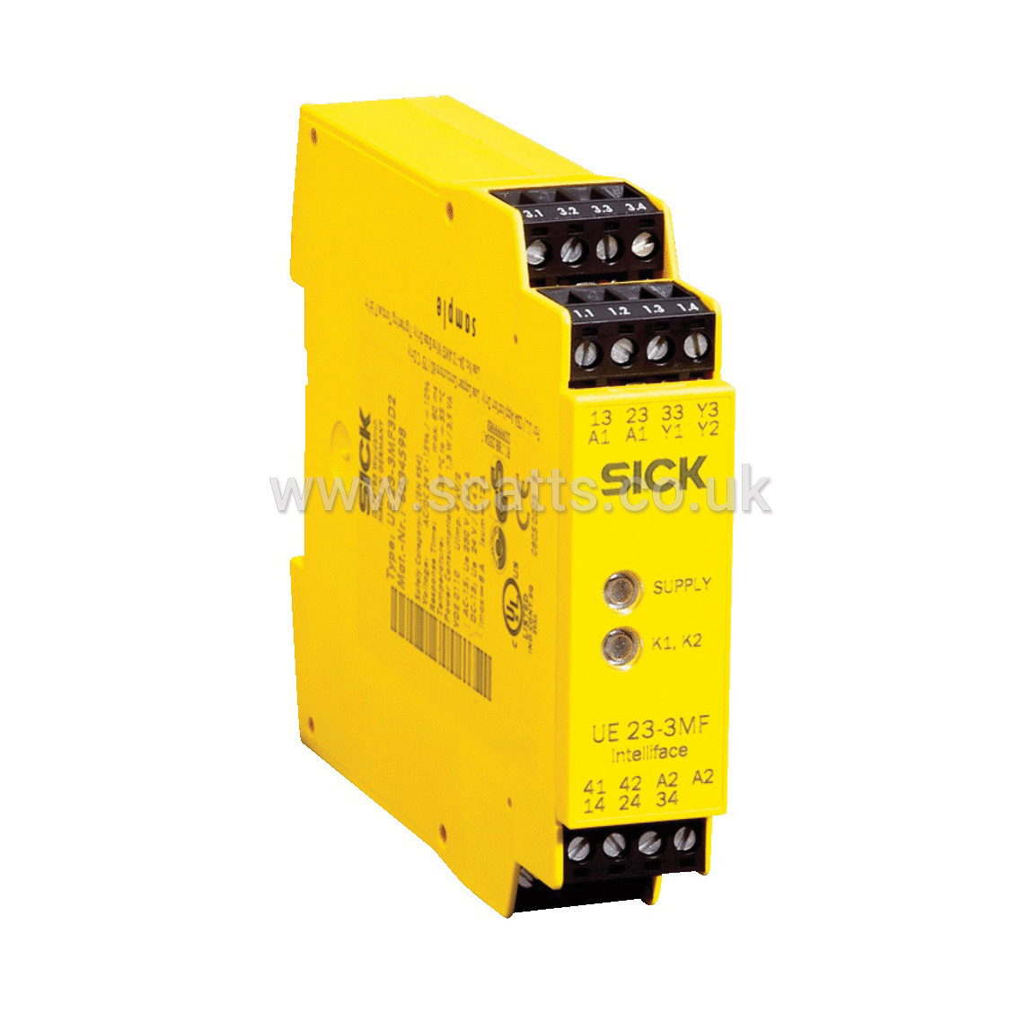 UE23-3MF2D2, Sick reles de seguridad unidad de evaluacion