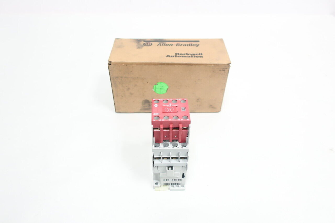 700S-CF620EJBC, Guardmaster, Safety Industrial Relay, 24V DC Electronic, Standard Contact, 3 NO, 1 NC, Bifurcated