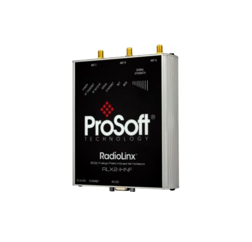 RLX2-IHNF, Prosoft, Radio módem transparente para cualquier protocolo que viaje por Ethernet: Modbus TCP, Ethernet IP