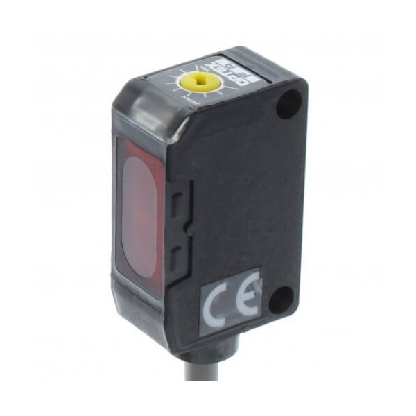 SD-20P, Optex, Sensor, Fotoelectrico, Difuso reflectivo, 0,5 ms, potenciómetro de 1 vuelta, histéresis del 20 %, LED rojo, 10 a 30 VDC.