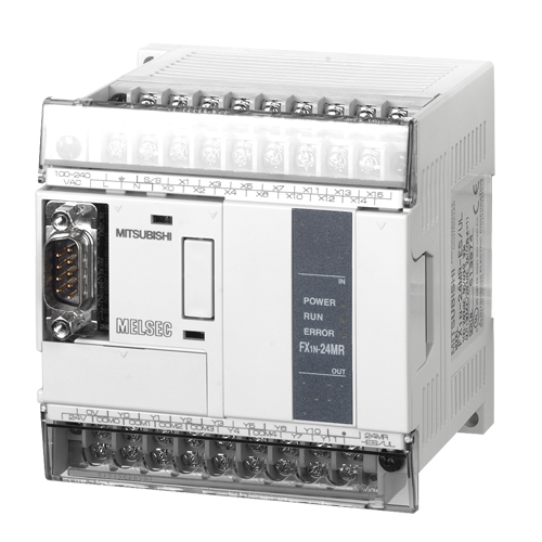 FX1N-24MR-ES/UL, Mitsubishi Electric, FX Series, CPU, base, 100-240 VAC Relay, 14 Inputs, 10 Outputs