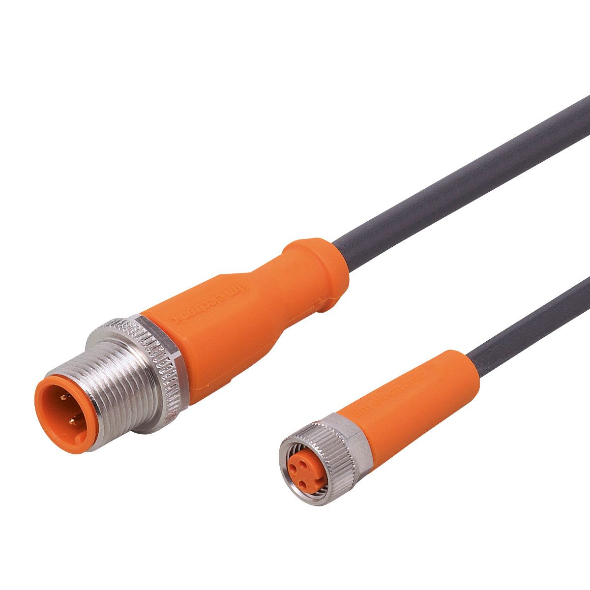EVC598, IFM, Prologador, 0.3m PUR-Cable; M12, 90 to 90 grados conector, (5-hilos)