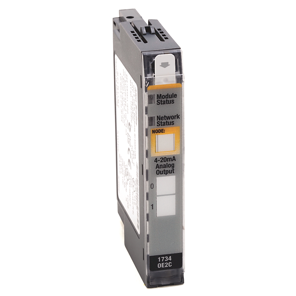 1734-OE4C, Allen Bradley, POINT I/O. Analogue input module. Current. 4 x 0-20mA, 4-20mA. 16 bit resolution. TB/TBS terminal base