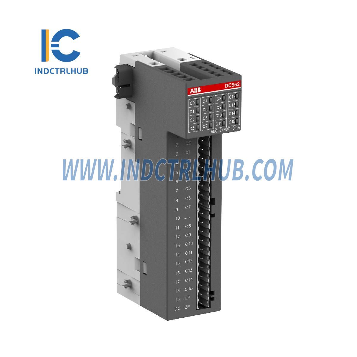 1SAP231900R0000, Digital input/output module. 16 configurable DI/DO: 24VDC 0.5A. 1-wire.