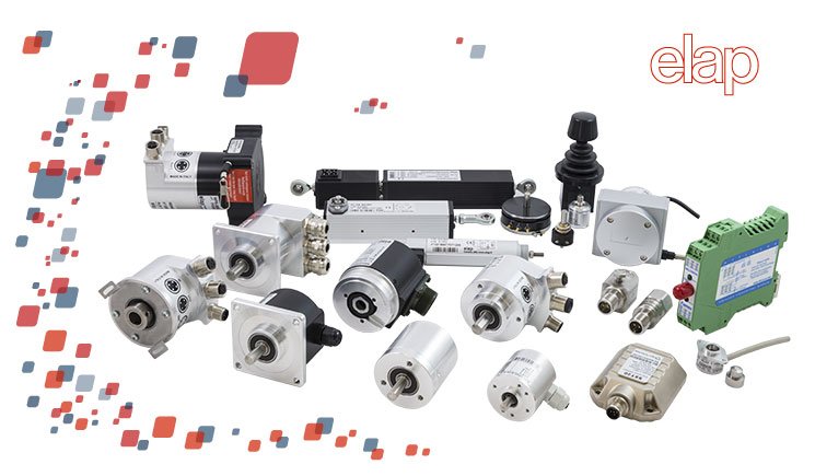 REM471-2048-5/30-R-8LD, Elap, Encoder Absoluto, Rotativo, Alumino, Zero Pulso, 2048PPR, 5/30VDC, 8mm Eje, Line Driver.