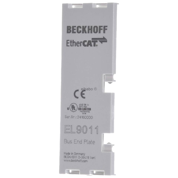 EL9011, Beckhoff Automation,tapa de final Covertura.