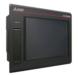 GT2705-VTBD, Mitsubishi, GOT2000;5,7"TFT;DC;VGA;65k colors;RS-422/485;RS-232;USB;Eth;SD;Black