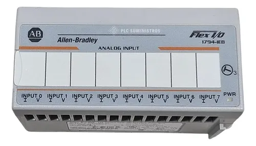 1794-IE8, Allen Bradley, Módulo de entrada analógica flexible de 8 puntos 1794-IE8