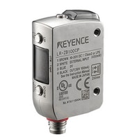 LR-ZB100CP, Keyence, Tipo de conector M8 reflectivo cuadrado, 100 mm