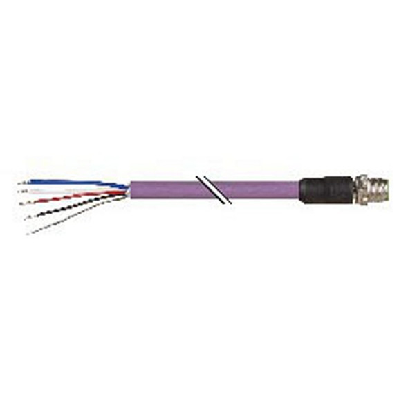 X67CA0X41.0010, B&R, X2X Link open-ended cable, 1 m, Línea de señal. Escudo, par de blindaje con papel de aluminio. Cables de par de pares retorcidos. Cable de cable, 0.35