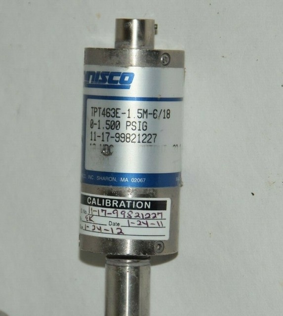 TPT463E-15M-6/18, DYNISCO, Transductor de presión de fusión de vástago flexible con termopar