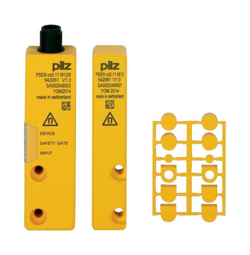 PSEN cs5.11 M12/8/PSEN cs5.11 M12 1unit, PILZ, RFID, Interruptor de seguridad sin contacto con transpondedor, 24 V dc, carcasa de plástico, M12