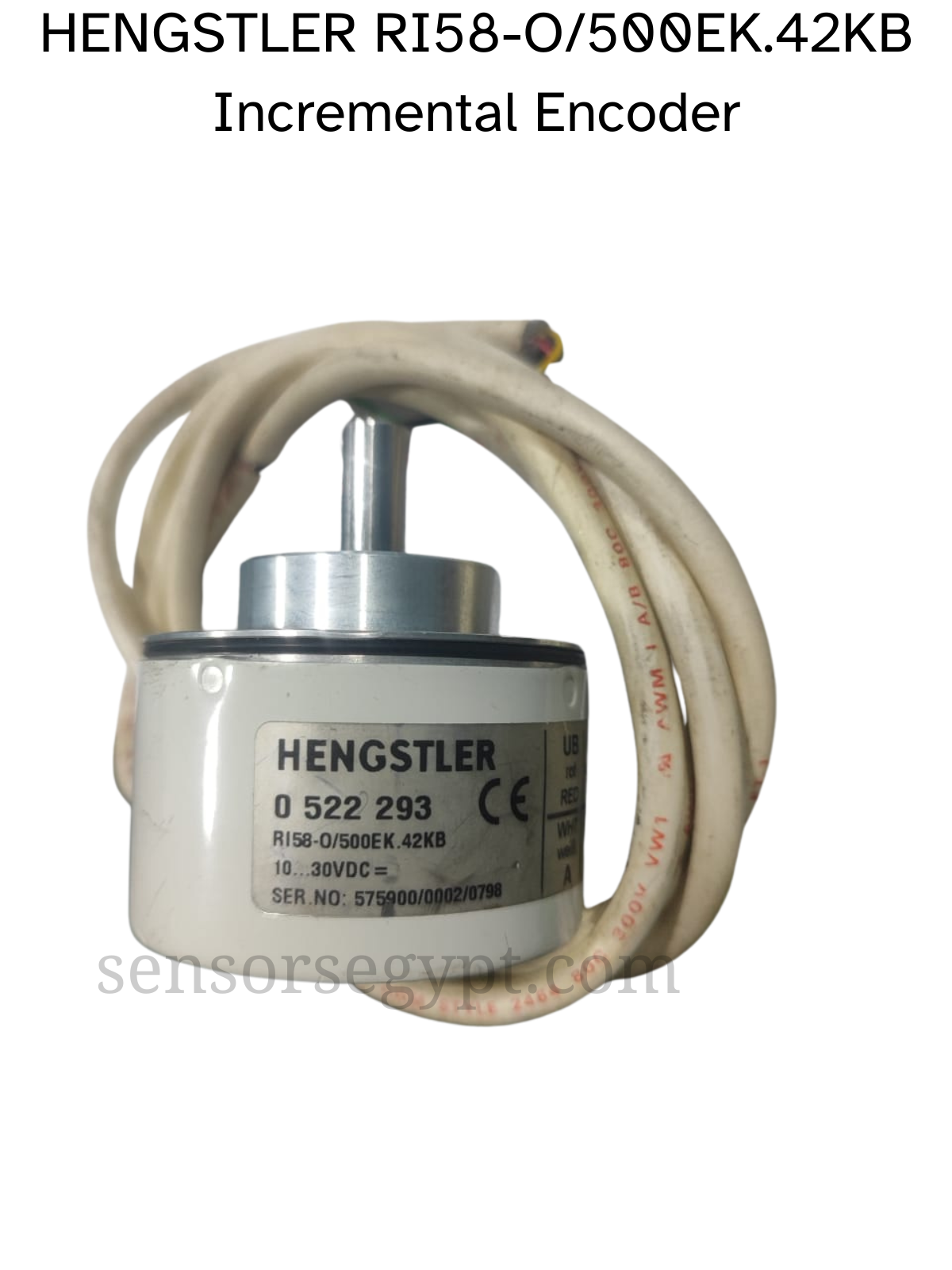 RI58-O/ 50EK.42KA, RI58 SERIES, ENCODER INCREMENTAL, 50 PULSES, 10 MM EJE SOLIDO, 58.5 MM (DIA.) X 96 MM (W)