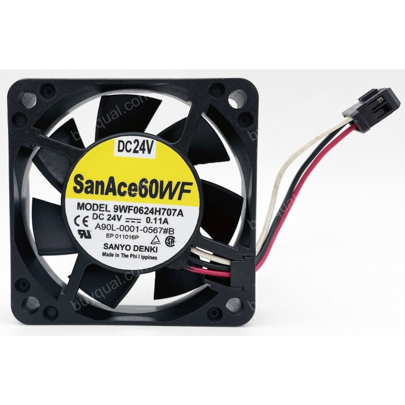 9WF0624H707A, SANYO DANKI, SanAce 60WF, Ventilador de refrigeración,  60x60x15mm, Argentina.