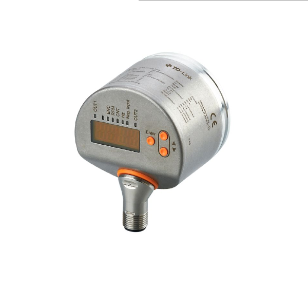RVP510, IFM, Encóder incremental con eje macizo y pantalla, 10000 PPV, 12000 rpm máx. 30V dc, salida