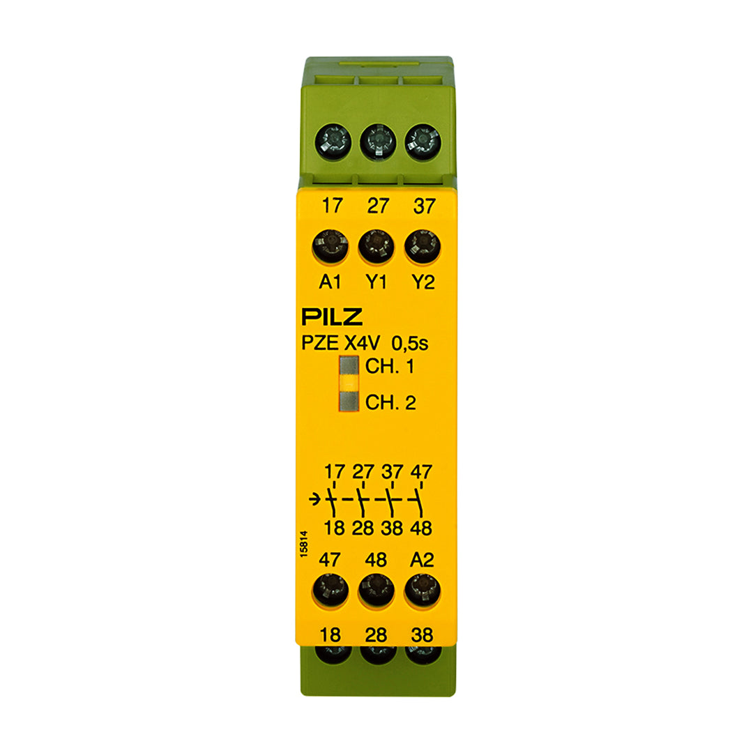 PZE X4V 0,5/24VDC 4n/o fix, PILZ,  Module Expansion Module, 24V dc, Single Channel, 4 Safety Contacts