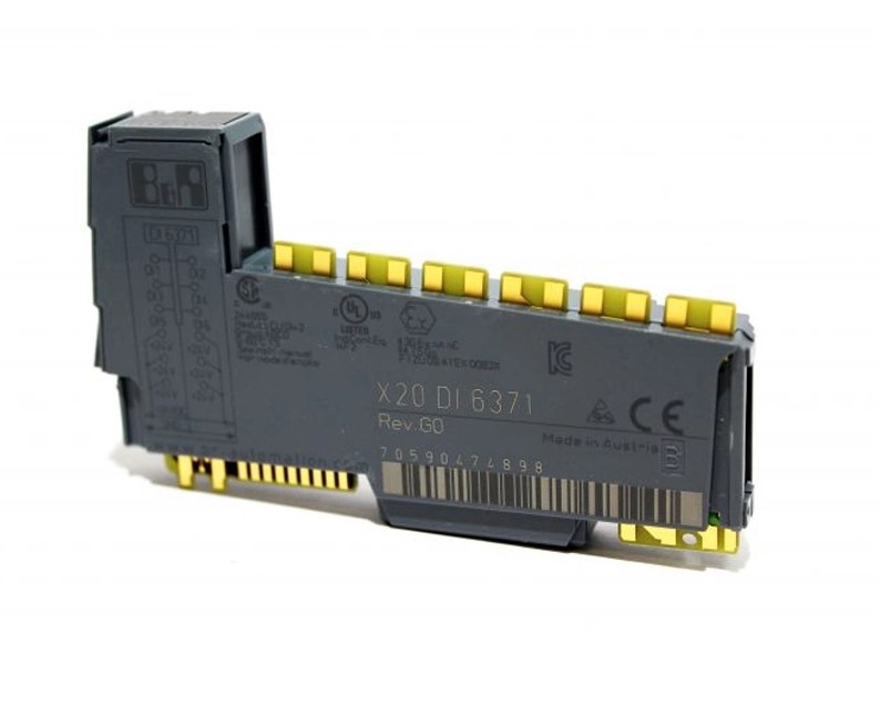 X20DI6371, B&R, digital input, module, 6 digital inputs, Sink connection, 24 VDC