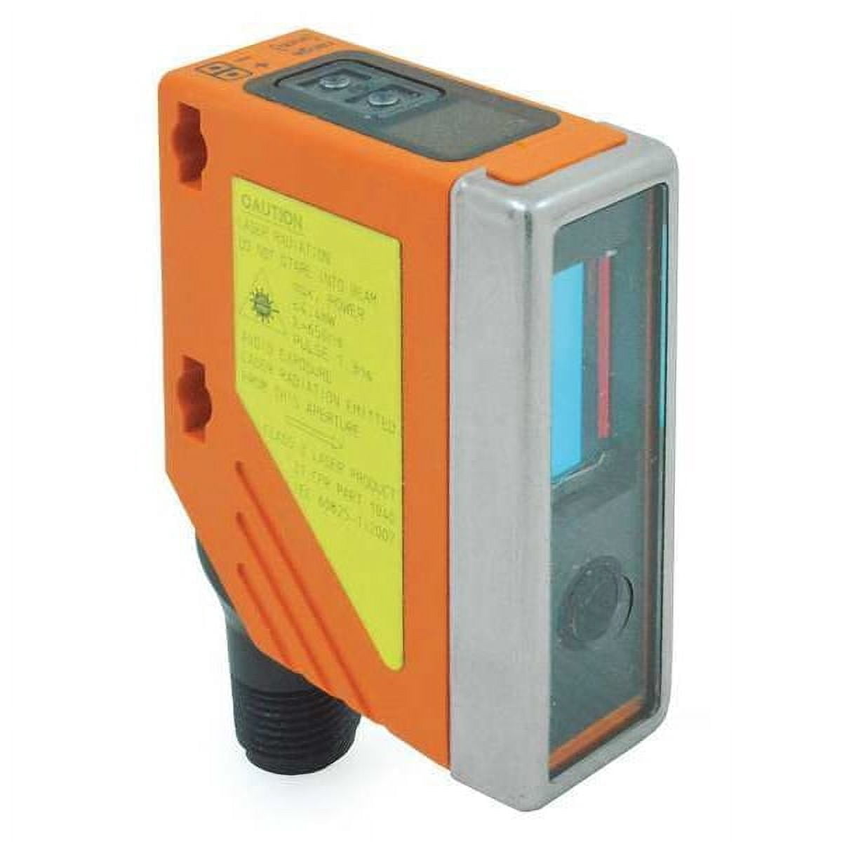 O5D101, IFM Efector, Sensor de distancia rectangular, rango de medición 0,03 a 6.6 ft, requisito de alimentación de 10 a 30 VCC, tipo de circuito PNP, modo de salida NO/NC