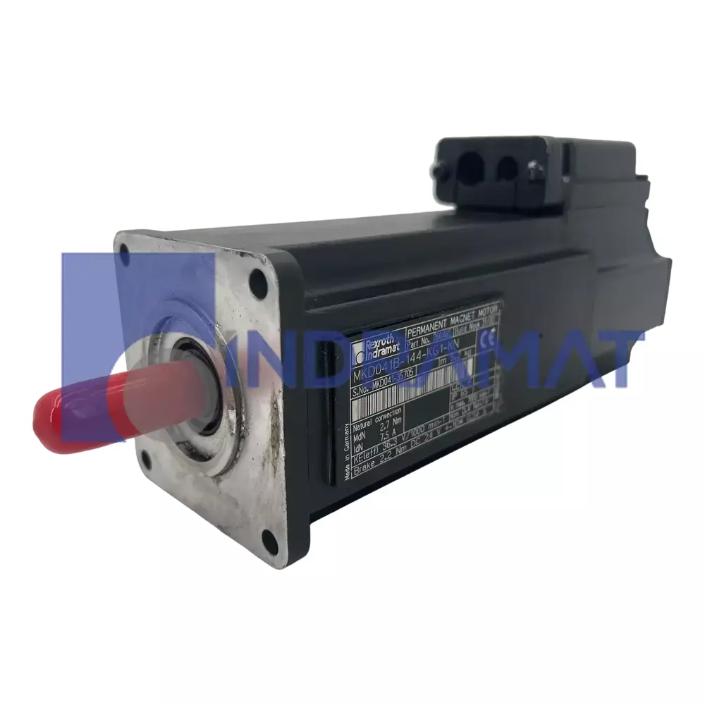 MKD041B-144-GP0-KN , INDRAMAT, Synchronous Servo Motor: MKD Motor Size: 41. Motor Length: 2.7 Nm