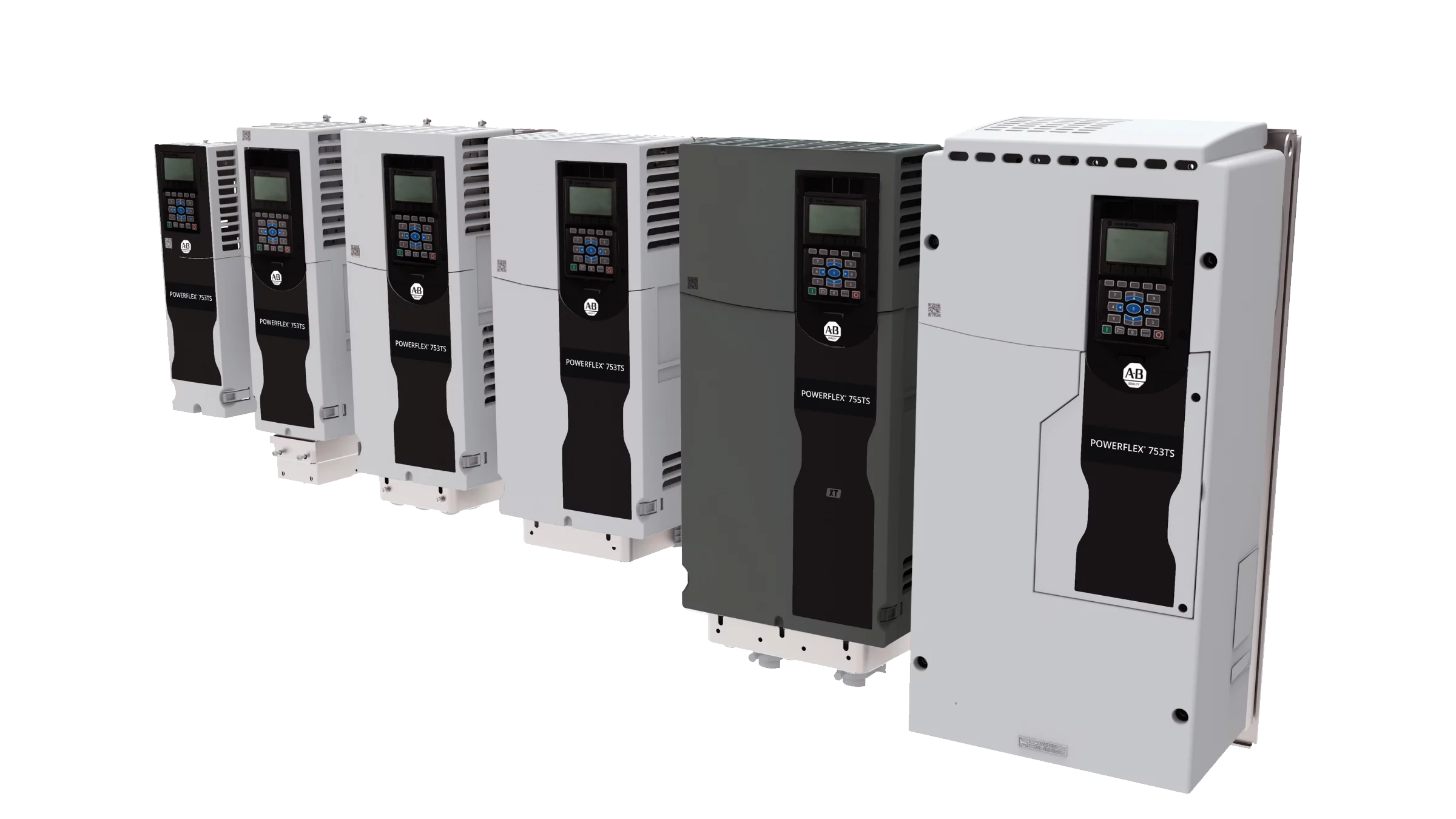 20G1ANC302AN0NNNNN, Rockwell Automation, Variador de CA, PowerFlex 755, refrigerado por aire, 260 Amps, 160kW ND, 132kW HD