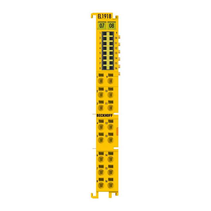 EL1918, Beckhoff, EtherCAT Terminal, 8-channel digital input, 24 V DC, TwinSAFE Logic