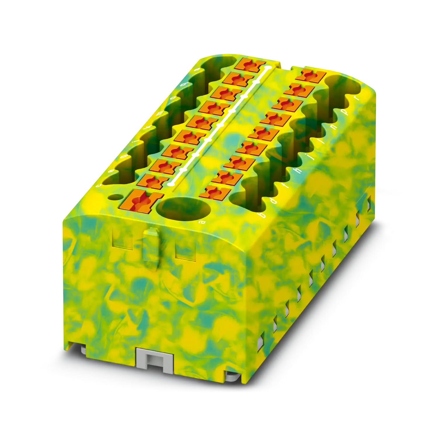 PTFIX 6/18X2,5 GNYE, Phoenix Contact, Distribution block , 24Amp, 450V