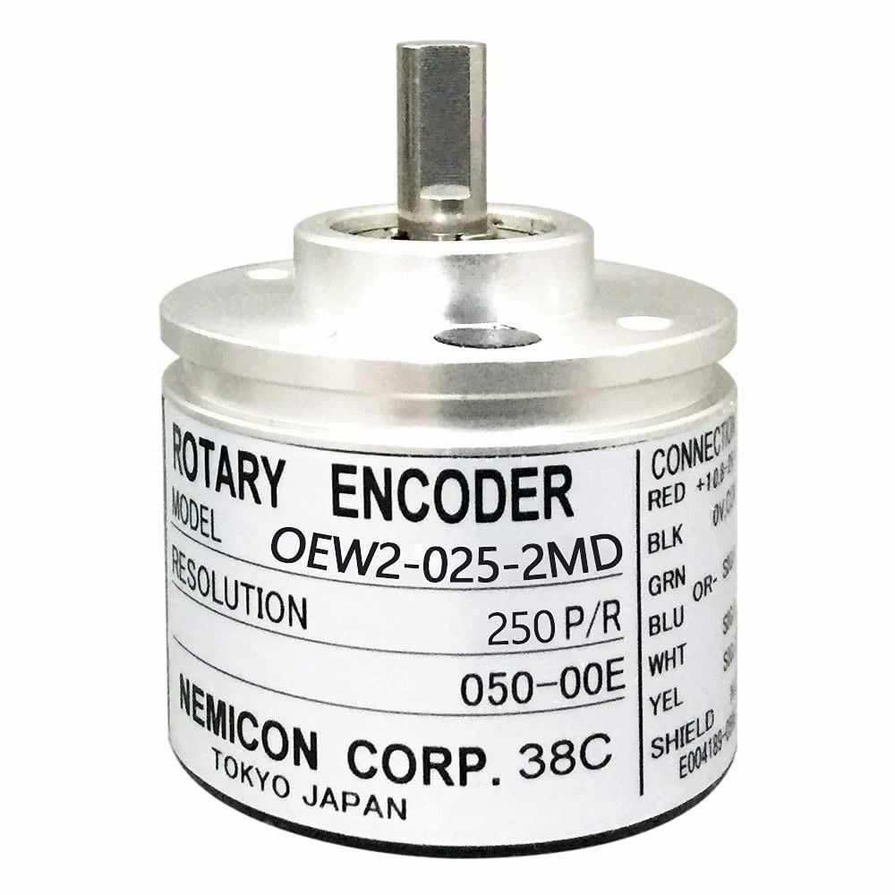 OEW2-25-2MD, Nemicon,  Rotary encoder Codificador, rotativo, Nemicon 2500ppr. DC4.5- 13.2 V