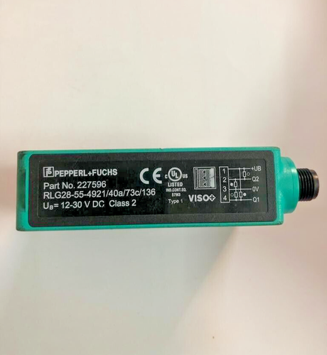 RLG28-55-4921/40a/73c/136  Pepperl+Fuchs Retroreflective Sensor 4m 2 x Push-Pull