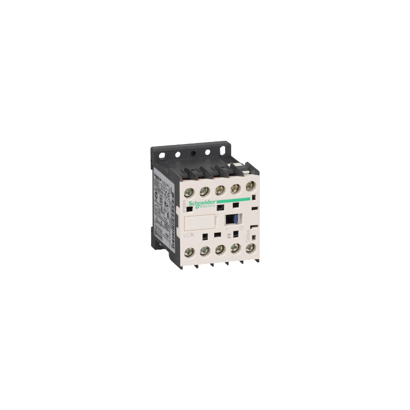 LC1K1201B7, Schneider Electric, Miniatura, Contactor TeSys K - 3P(3 NA) - AC-3 - <= 440 V 12 A - 24 V bobina CA