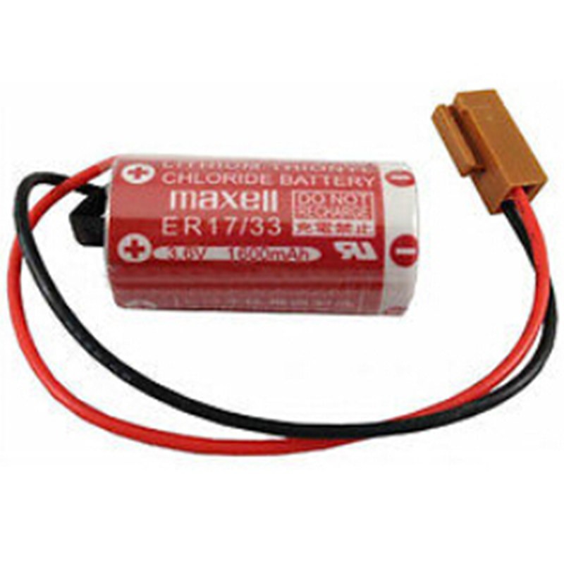 ER17/33, Maxell, Mitsubishi, Bateria 3.6V, Lithium Thionyl Chloride Battery - HMi, PLC-Robotics, CNC Machine Batteries