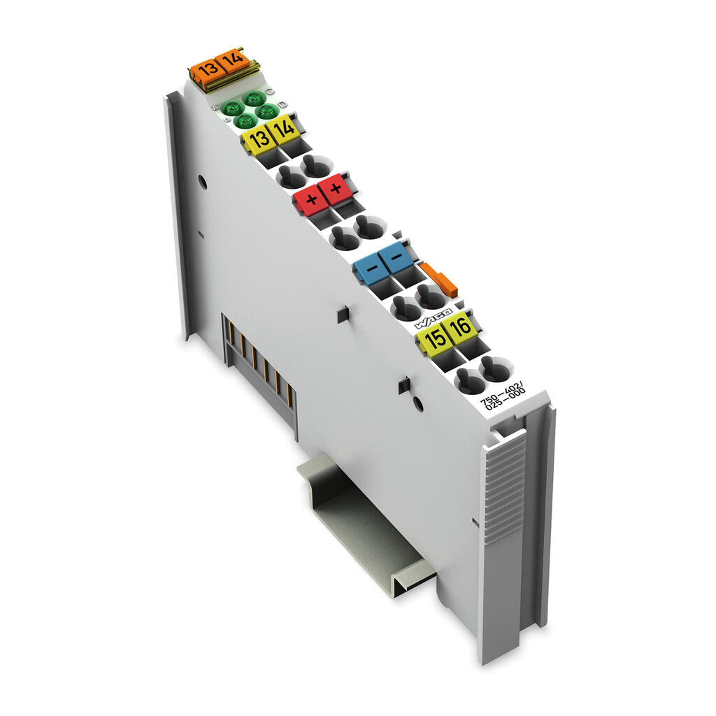 750-402, Wago, Entrada digital de 4 canales, 24 VCC, 3 ms