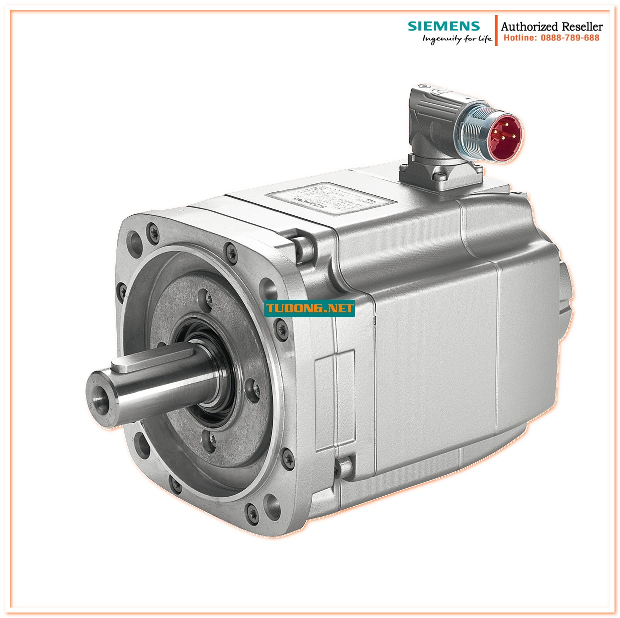 1FK7100-2AF71-1QG0, SIEMENS, Servo motor, 1KW, 3000RPM, PN=4.9kW; UDC=600V M0=27Nm