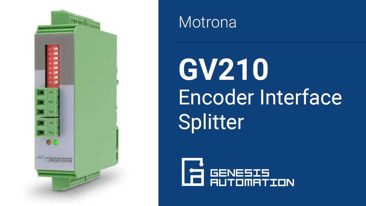 GV210, Leine Linde, Motrona, Encoder Splitter or Cross Switcher or Dual Level Converter with 2 encoder inputs (A,/A, B,/B, Z,/Z) for use with RS422 or TTL differential signals