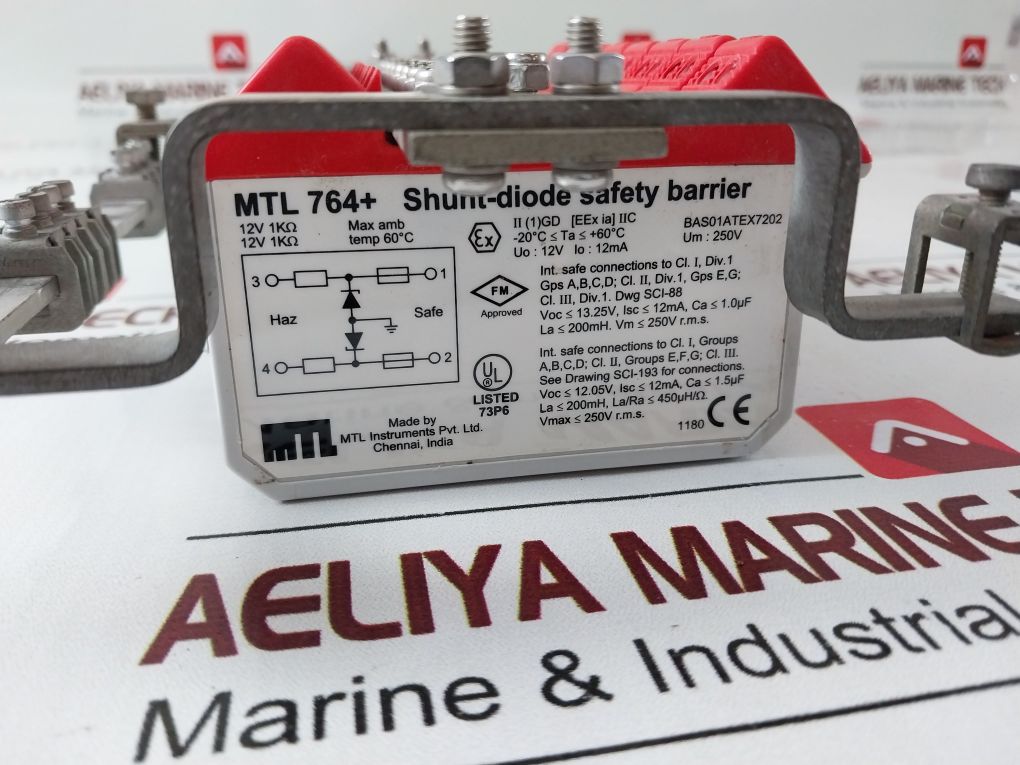 MTL708+, EATON CORPORATION, Barrera, Shunt de seguridad con barrera/diodo,  Crouse-Hinds series MTL