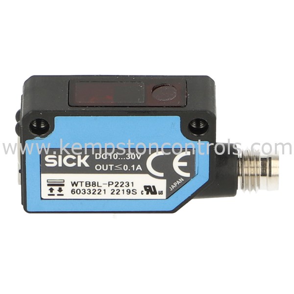 WTB8L-P2231, SICK,  sensor fotoeléctrico de proximidad, Supresión de fondo, láser miniatura W8,
