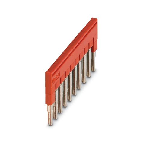FBS 10-6, Phoenix Contact, Puente enchufable, paso: 6,2 mm, número de polos: 10, corriente nominal: 32 A, color: rojo
