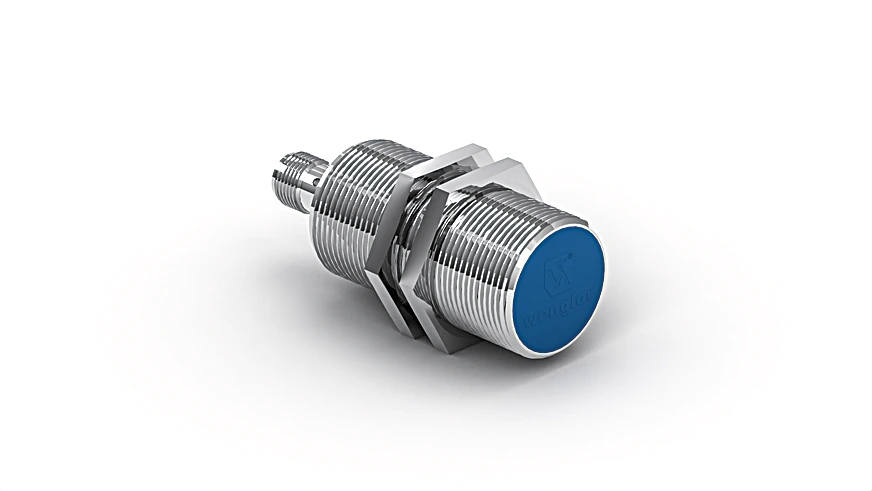 I30N004, Wenglor, Sensor inductivo con distancias de conmutación estándar, Sn:10mm, Flush, 10-30VDC, latón, PVC, M12 Conector.