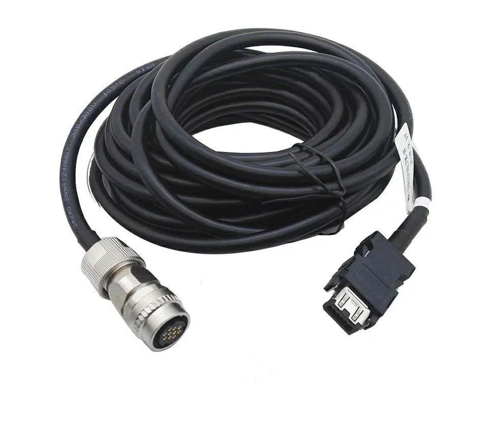MR-J3ENSCBL5, Mitsubishi Electric, Cable Encoder, Codificador, servo de alta potencia, longitud 5m - IP67 - con conector de unión + servoamplif. conector - compatible con HK-ST; hg