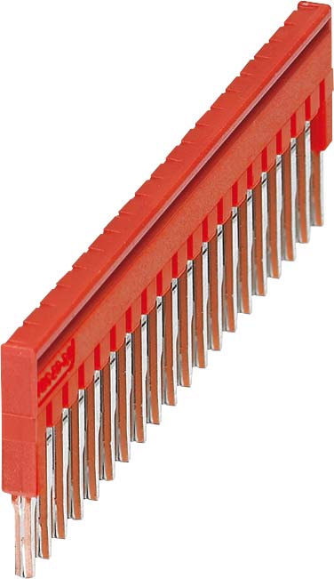 FBS 20-3,5, PHOENIX CONTACT, Puente enchufable, paso: 3,5 mm, número de posiciones: 20, color: rojo