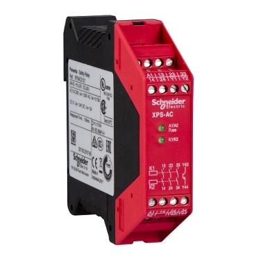 XPSAC5121, Schneider Electric, PREVENTA P. EMERG. 3CIRC. CAT.3 24VAC/DC