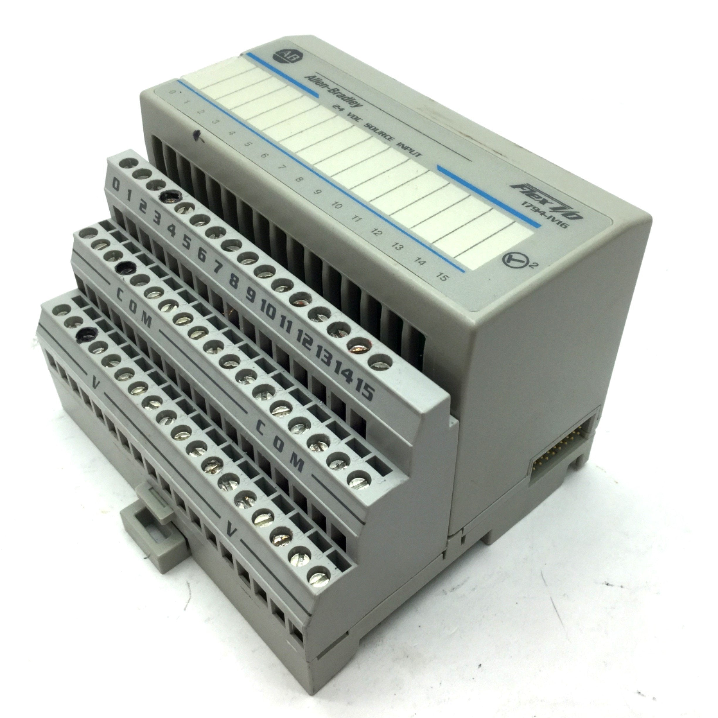 1794-IV16 , Allen Bradley Flex I/O Input Module, 24V DC, 16 Source non-isolated Inputs