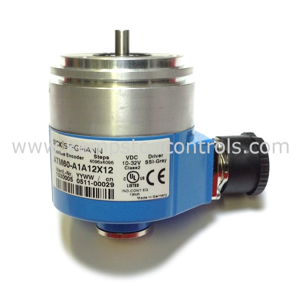 ATM60-A1A12x12, SICK, Absolute encoders; ATM60 SSI; Encoder version: Absolute Multiturn; Electrical interface: SSI; Shaft diameter: 6 mm