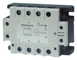 RZ3A40D55, Carlo Gavazzi., 55 A máx, SSR RELAY 3PST-NO 55A 24-440V, montaje en panel