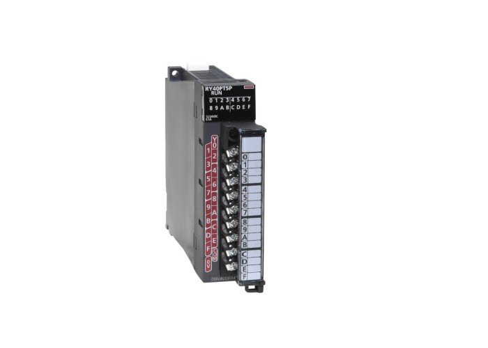 RY40PT5P, Mitsubishi, Módulo de 16 salidas digitales a transistor (lógica source pnp)